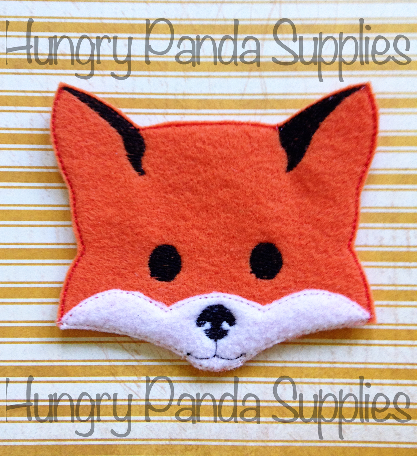 2 Fox-themed embroidery for 4x4 format embroidery machine