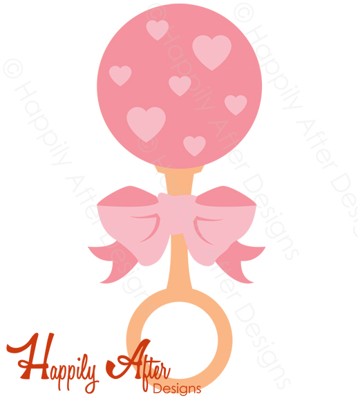 Baby Rattle Svg Happily After Designs