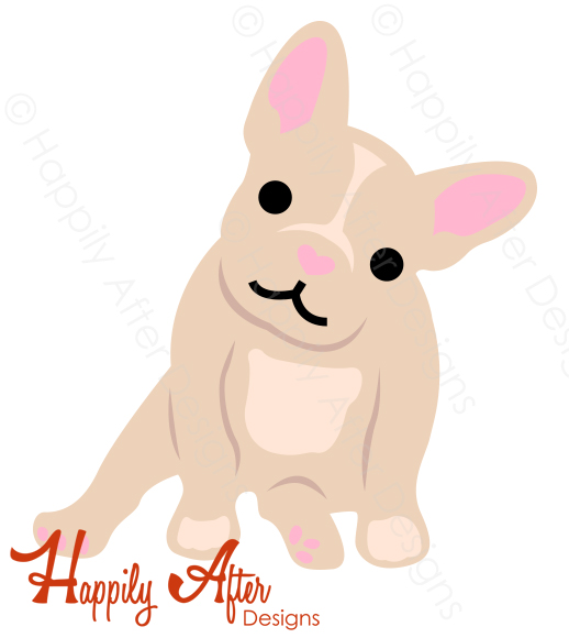 Download French Bulldog Svg Happily After Designs PSD Mockup Templates